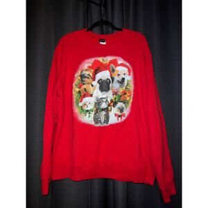 Ugly Christmas Sweater Xmas Sweatshirt Crewneck Size XXL